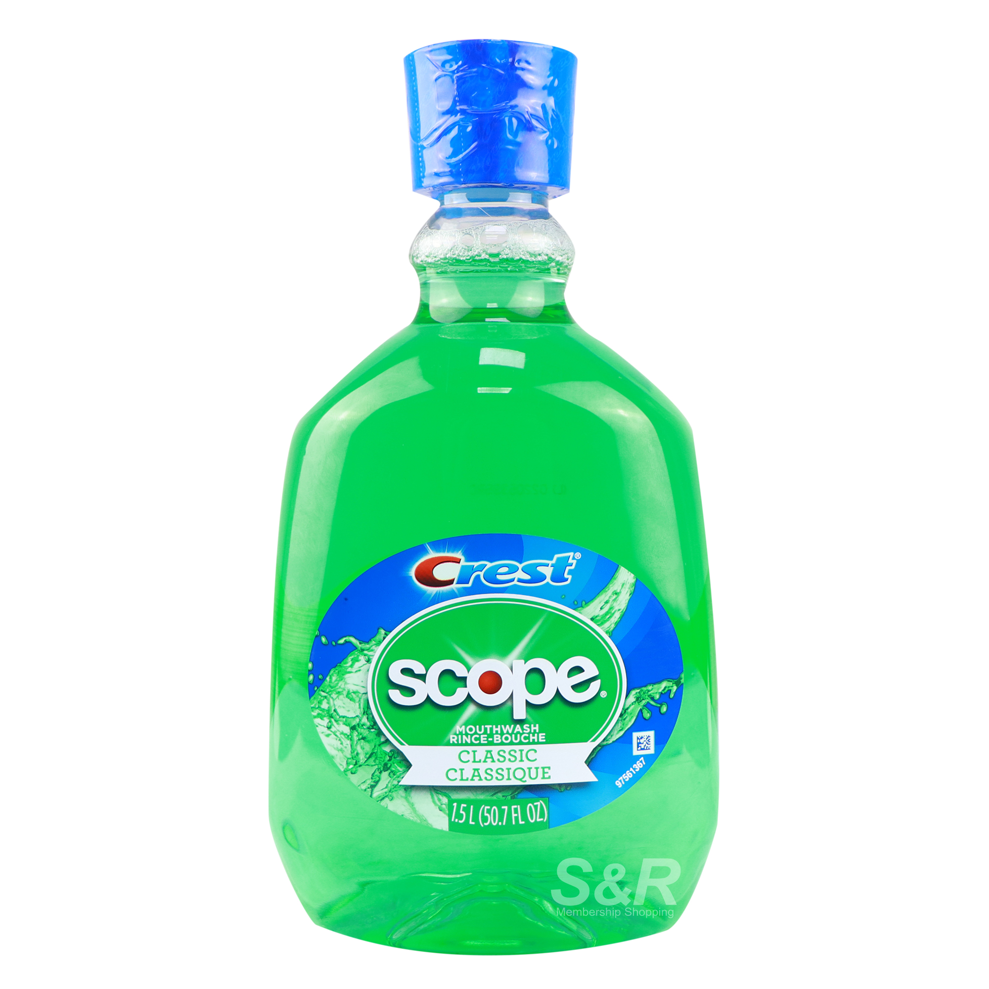 Crest Scope Classic Mouthwash 1.5L